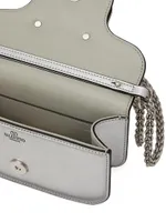 Small Locò Metallic Calfskin Shoulder Bag