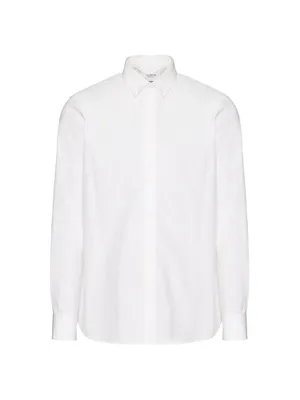 Cotton Shirt With Rockstud Untitled Studs