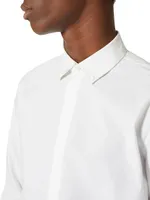 Cotton Shirt With Rockstud Untitled Studs