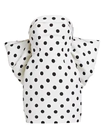 Margot Polka Dot Silk Minidress