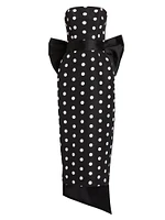 Emily Polka Dot Silk Midi-Dress