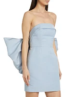 Margot Silk Strapless Minidress