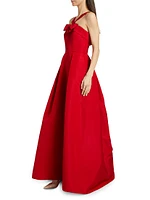 Emma Silk Sleeveless Gown