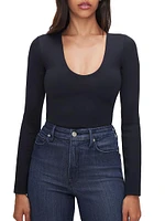 Scuba Scoop-Neck Bodysuit