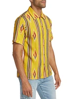 Robbie Striped Bowling Shirt