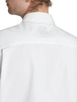 Logo-Embroidered Button-Front Shirt