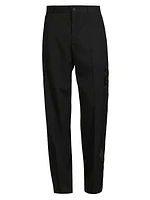 Wool Crease-Front Pants