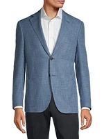 Cotton & Wool-Blend Two-Button Sport Coat