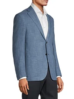 Cotton & Wool-Blend Two-Button Sport Coat