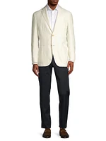 Linen & Wool-Blend Two-Button Sport Coat