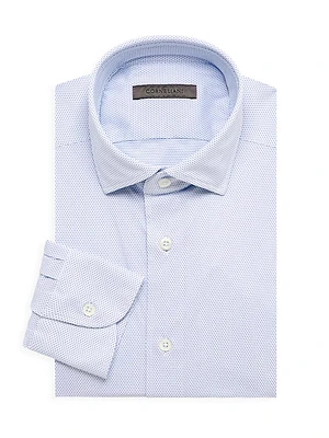 Micro-Dot Dress Shirt