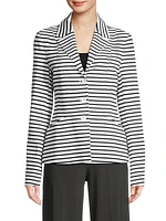 The Sight Striped Knit Jacket