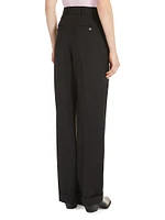 Ferito Straight-Leg Virgin Wool Trousers