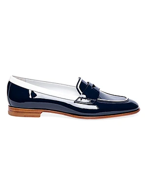 Patent Leather Penny Loafers