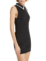 Wynell Tipped Collar Minidress