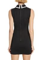 Wynell Tipped Collar Minidress