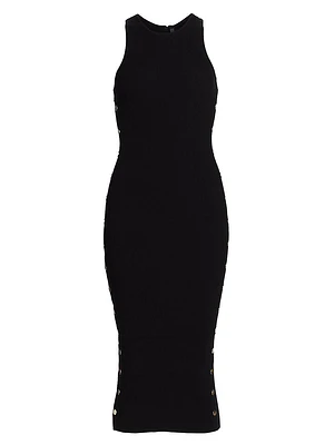 Lalita Sleeveless Wool-Blend Midi-Dress