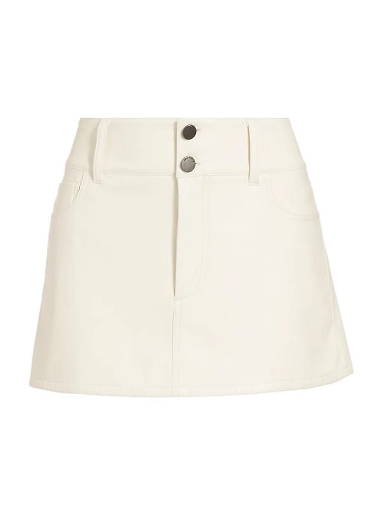 Laika Vegan Leather Miniskirt