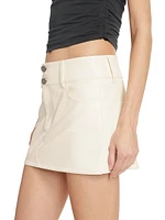 Laika Vegan Leather Miniskirt