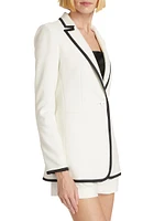 Breann Tipped Fitted Blazer