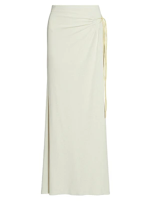 Macea Ruched Maxi Skirt