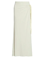 Macea Ruched Maxi Skirt