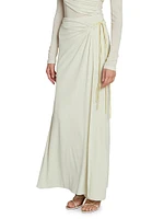 Macea Ruched Maxi Skirt