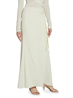 Macea Ruched Maxi Skirt