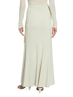 Macea Ruched Maxi Skirt