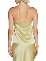 Neline Satin Halter Top