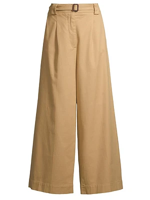 Pino Belted Wide-Leg Trousers