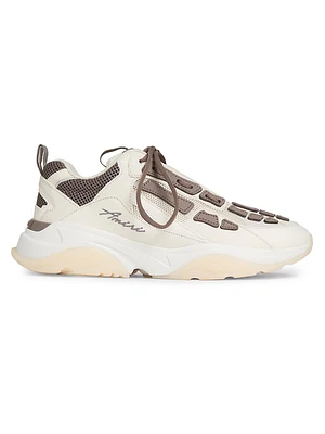 Bone Runner Leather Sneakers