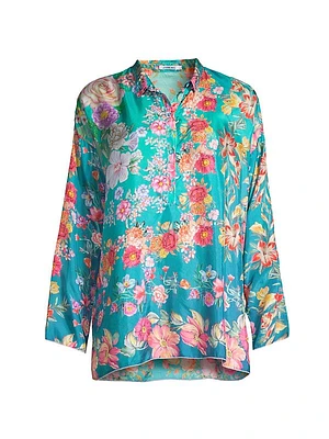 Neutra Mara Silk Floral Blouse