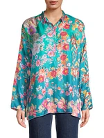 Neutra Mara Silk Floral Blouse