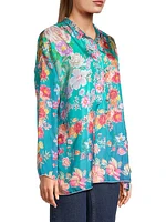 Neutra Mara Silk Floral Blouse