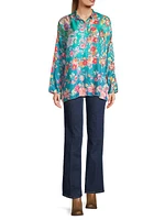 Neutra Mara Silk Floral Blouse