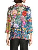 Neutra Floral Henley T-Shirt