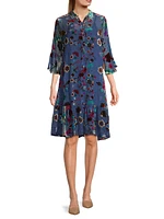 Eleon Flower Burnout Dress