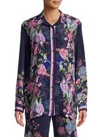 Valeria Floral Silk Shirt