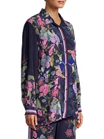 Valeria Floral Silk Shirt