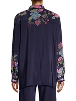 Valeria Floral Silk Shirt