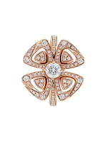 Fiorever 18K Pink Gold & 0.67 TCW Diamond Ring