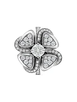 Fiorever 18K White Gold & 1.01 TCW Diamond Ring