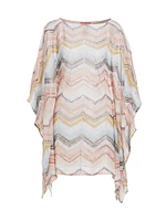 Zigzag Knit Cover-Up