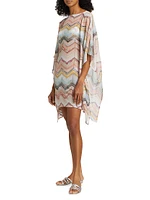 Zigzag Knit Cover-Up