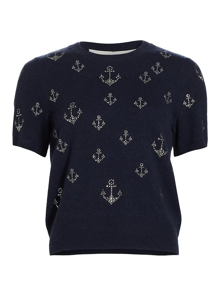 Ahoy Matey Cashmere Embellished Sweater