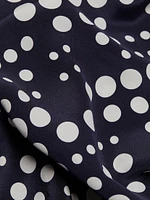 Keith Polka-Dot Tie Blouse