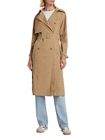 Last Night Cotton-Blend Trench Coat