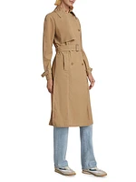 Last Night Cotton-Blend Trench Coat