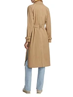 Last Night Cotton-Blend Trench Coat